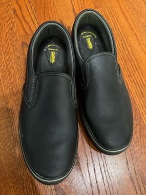 TredSafe Unisex Slip-On Loafers - Black Size M12/W13W